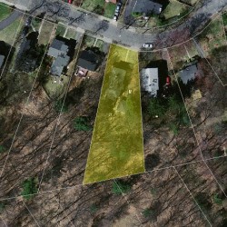 46 Charlemont St, Newton MA  02461-1908 aerial view