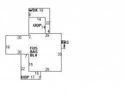 136 Gibbs St, Newton MA 02459-1928 floor plan