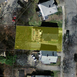 19 Wetherell St, Newton MA 02464-1416 aerial view