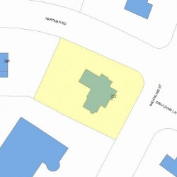 232 Brookline St, Newton MA 02459-3137 plot plan