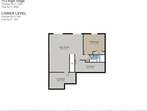 113 High Ridge Ct, Middlevle MI 49333-8002 exterior