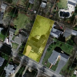 29 Central St, Newton MA 02466-2402 aerial view