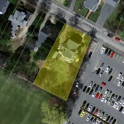 22 Central St, Newton MA 02466-2409 aerial view