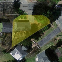 91 Christina St, Newton MA 02461-1913 aerial view