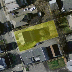 74 Dalby St, Newton MA 02458-1033 aerial view