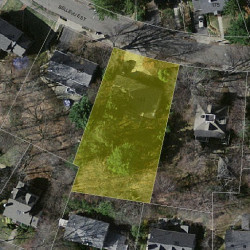 184 Bellevue St, Newton MA  02458-1813 aerial view