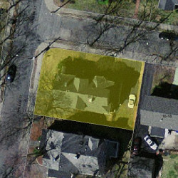 40 Walker St, Newton MA  02460-1520 aerial view