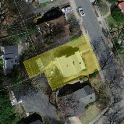 8 Burnside Rd, Newton MA  02461-1401 aerial view