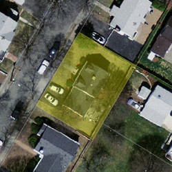 25 Star Rd, Newton MA 02465-1039 aerial view