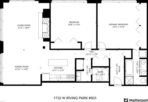 1733 Irving Park Rd, Chicago IL  60613-2500 exterior