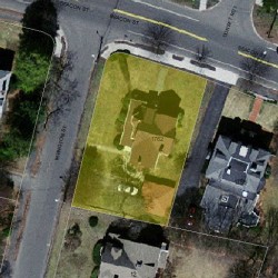 1762 Beacon St, Newton MA 02468-1405 aerial view