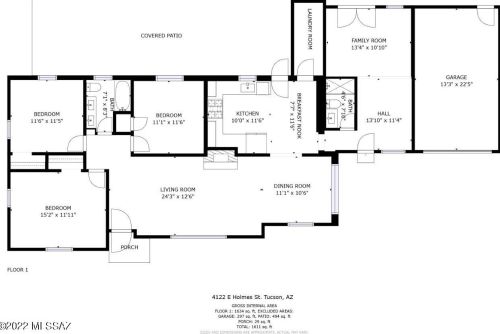 4122 Holmes St, Tucson AZ 85710-3149 exterior