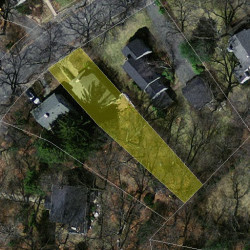20 Wilde Rd, Newton MA  02468-1325 aerial view
