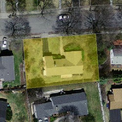 32 Warren Rd, Newton MA 02468-1223 aerial view