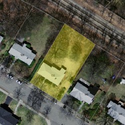 132 Stanley Rd, Newton MA 02468-2325 aerial view