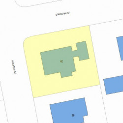 62 Chester St, Newton MA  02461-1435 plot plan