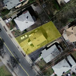 112 Waltham St, Newton MA 02465-1330 aerial view