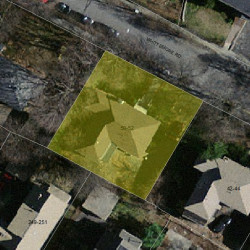 52 Whittemore Rd, Newton MA 02458-2106 aerial view
