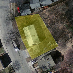 370 Linwood Ave, Newton MA  02460-1343 aerial view