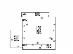 19 Crafts St, Newton MA 02458-1250 floor plan