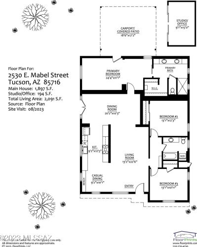 2530 Mabel St, Tucson AZ  85716-3834 exterior