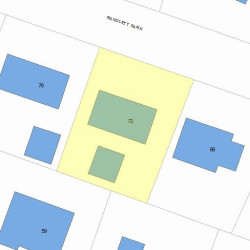 72 Randlett Park, Newton MA  02465-1719 plot plan
