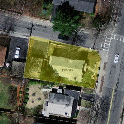 321 Waltham St, Newton MA 02465-1730 aerial view