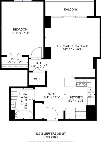 125 Jefferson St, Chicago IL  60661-3609 exterior