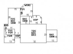 1388 Walnut St, Newton MA 02461-1849 floor plan