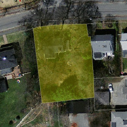 346 Wolcott St, Newton MA 02466-1510 aerial view