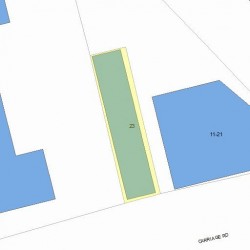 23 Commonwealth Ave, Newton MA  02459 plot plan