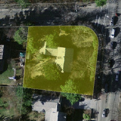 925 Centre St, Newton MA 02459-1235 aerial view