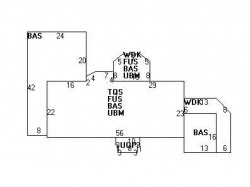 295 Dudley Rd, Newton MA  02459-2831 floor plan