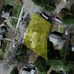 192 Carlton Rd, Newton MA 02468-1836 aerial view