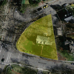 185 Franklin St, Newton MA  02458-2413 aerial view