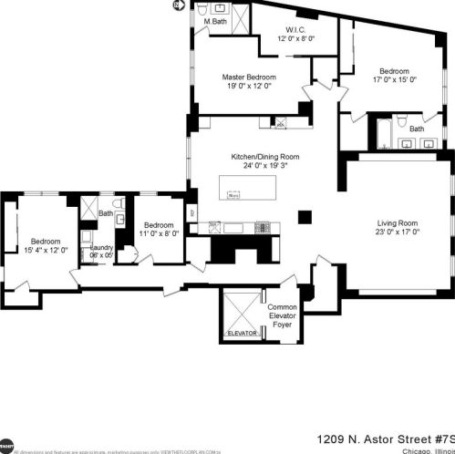 1209 Astor St, Chicago IL 60610-2655 exterior