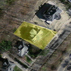 109 Commonwealth Ave, Newton MA  02459 aerial view