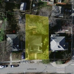 603 Commonwealth Ave, Newton MA 02459-1628 aerial view