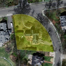 249 Highland St, Newton MA 02465-2736 aerial view