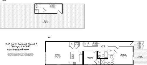 1643 Rockwell St, Chicago IL  60647-5217 exterior