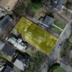 41 Hancock St, Newton MA 02466-2308 aerial view