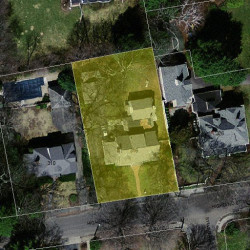316 Highland St, Newton MA 02465-2702 aerial view