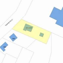 1874 Washington St, Newton MA 02466-3008 plot plan