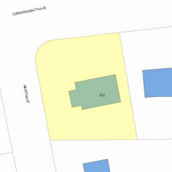 830 Commonwealth Ave, Newton MA  02459-1020 plot plan