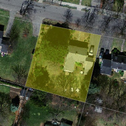 116 Fairway Dr, Newton MA 02465-1715 aerial view