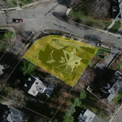 160 Franklin St, Newton MA 02458-2414 aerial view