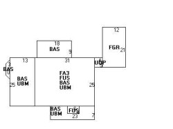 15 Bemis St, Newton MA  02460-1102 floor plan