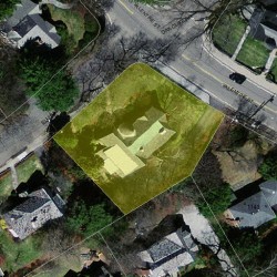 6 Ellis Rd, Newton MA 02465-2917 aerial view