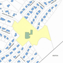 45 Puddingstone Ln, Newton MA 02459-3499 plot plan
