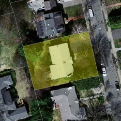 20 Ferncroft Rd, Newton MA 02468-1214 aerial view